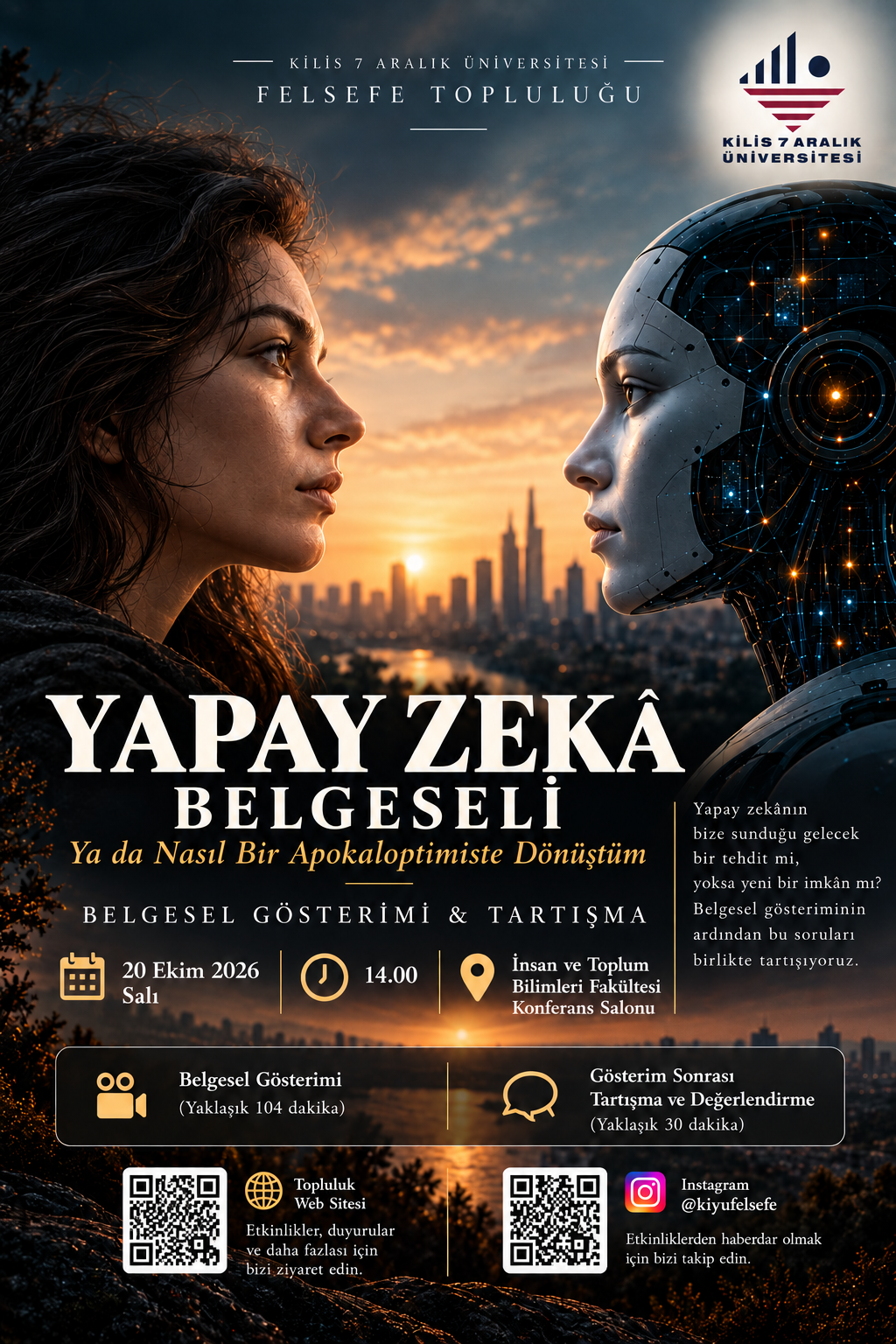 Yapay Zekâ Belgeseli Gösterimi ve Tartışma Etkinliği